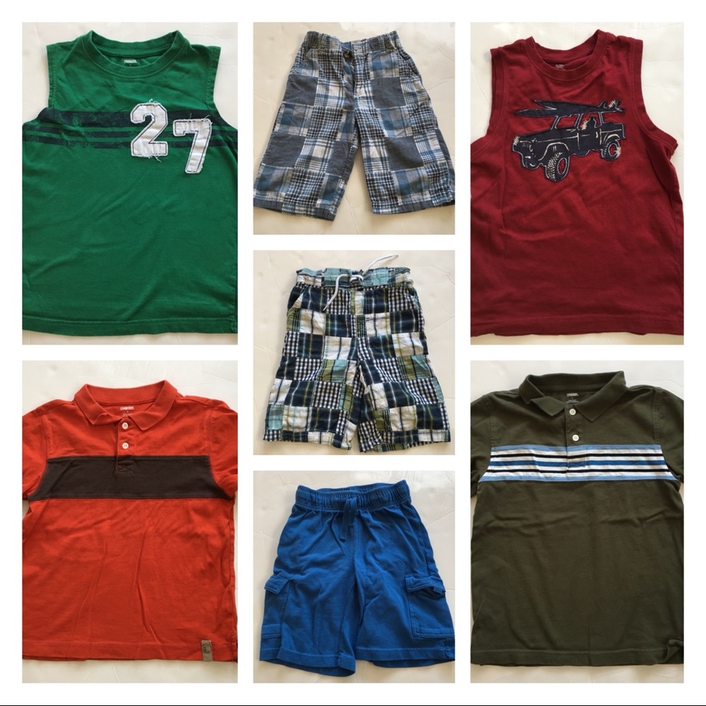 Lot Gymboree Boy Summer Clothes size 7